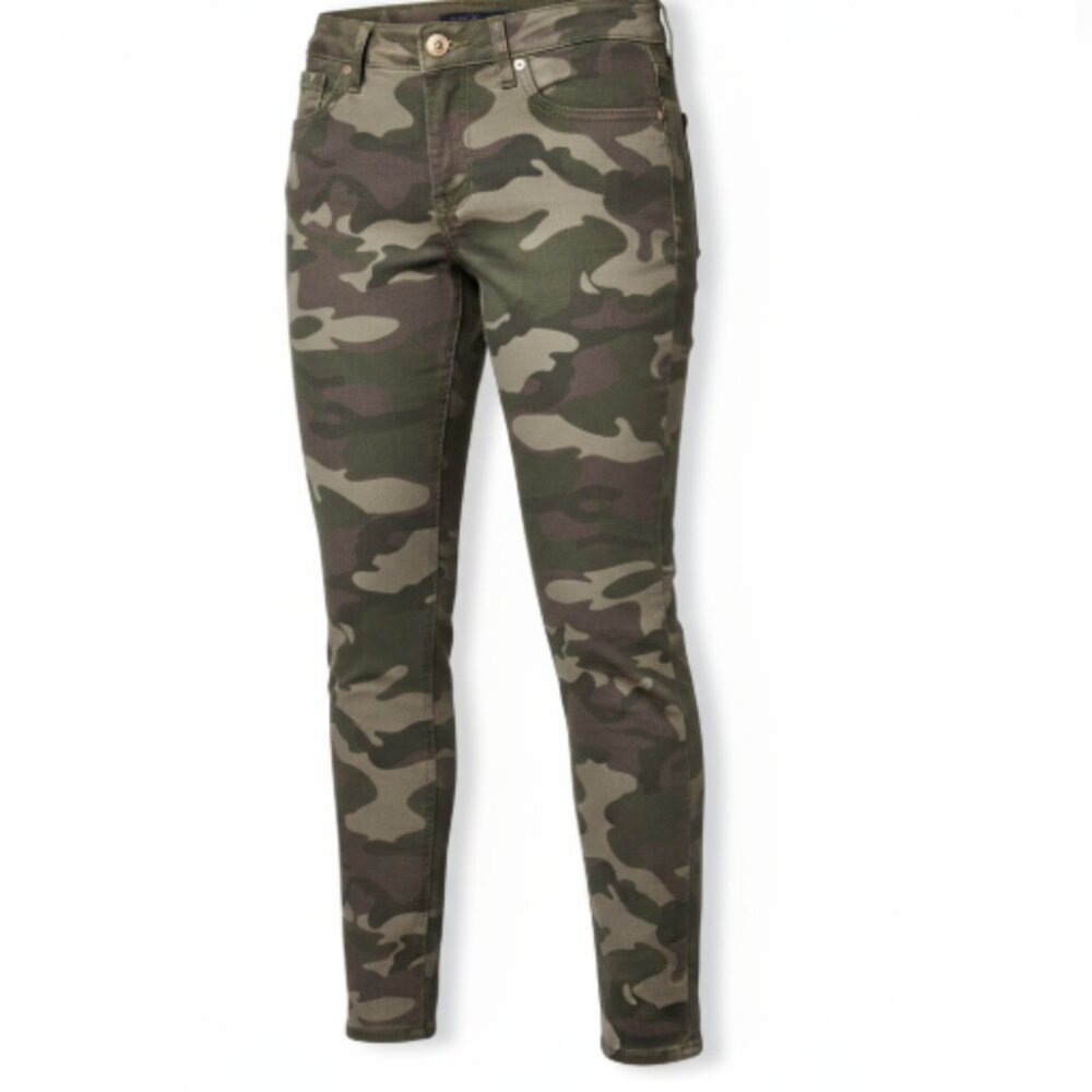 J-Brand Women's Jeans 26X30 NWOT Camo Skinny Leg Mid Rise stretch  Green/Gray